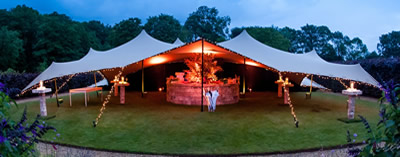 Stunning bedouin styled stretch tent